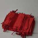 GUIFIER 30PCS 6 x 9 Inch Satin Gift Bags with Drawstring, Silk Jewelry Pouches, Wedding Favor Bags, Candy Bag for Thanksgiving Baby Shower Bridal Shower Birthday Christmas (Wine Red + Thank You Tags)