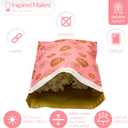 Inspired Mailers - Large Poly Mailers 14.5 x 19-50 Pack - Gold Roses Deluxe - Mailing Envelopes - Large Shipping Envelopes - Poly Bags for Shipping