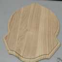 Kigley 6 Pcs Unfinished Wood Plaque Wooden Shield Plaque Wood Sign for Crafts Boards Carving Crafting, for Burning Projects Slab Pallets for Table Top(12 x 9 Inch)