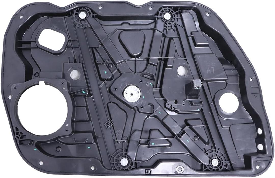 Power Window Regulator with Panel (No Motor) 82471-C2010 / 82471C2010 Compatible with 2015-2019 Hyundai Sonata | Front Left Driver Side