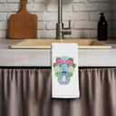 Chinoiserie Hydrangea Bathroom Hand Towels, Grandmillennial Floral Dish Tea Towels for Kitchen Decor, Vintage Hydrangea Flower Hand Towel for Bathroom Decor, 16x24 Inch