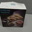 Empanada Maker Press, 6-Inch Extra Large Dumpling Maker Set with Dough Cutter, Dumpling Mold Set for Pierogi, Pastelitos, Calzone, Turnovers, Chinese Dumpling, 4Sizes (6"/4"/3"/2.6")