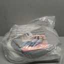 AngQi Body Pregnancy Pillow with Jersey Cover, L Shaped Full Body Pillow for Pregnant Women and Side Sleeping, Gray