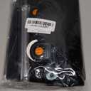 TONIFUL 65 Pcs 16 Inch Black Happy Birthday Balloons and 2 Sets A-Z Foil Letters Balloons DIY Personalized Phrase Banner for Birthday Celebration Halloween Thanksgiving Christmas Party Decorations