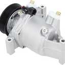 cciyu Air Conditioning Compressor 2011-2015 Compatible for Nissan Juke 1.6L 2014-2018 for Nissan Versa Note 1.6L Replaces AC Compressor for Car