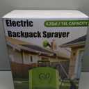 Battery Powered Backpack Sprayer 4 Gallon, Electric Garden Sprayer in Lawn