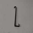 GP Life Wreath Hanger for Front Door, Adjustable from 15 to 25 Inches Hanger, 20 lbs Larger Door Upgrade Christmas Fall Wreaths Decorations Hook (Black)