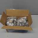 BEAMNOVA 100 Sets of Metal Button Supplies Blank 37mm / 1.46 in (Approx. 1-1/2 inch) for Button Maker Machine, Slick Metallic Back, Badge Making Parts Round DIY Pin Maker