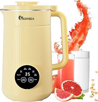 8 in1 Automatic Nut Milk Maker Machine, 35oz Almond Milk Maker Machine for Homemade Milkshake, Almond, Plant-Based, BPA Free Electric Blender for Baby Food With Delay Start/ Self Clean