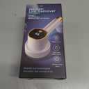 Electric Lint Remover with LED Display, Rechargeable Fabric Shaver, Lint Shaver, 6-Blade, 3-Speed Defuzzer Remove Fuzz, Pills for Clothes, Upholstery, Furniture (White)