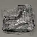 YASONIC Shower Caddy Corner, 3-Pack Adhesive Rustproof Stainless Steel Shower Shelves with Soap Holder, No Drilling Shower Organizer Corner for Dorm, Renters Bathroom, Black