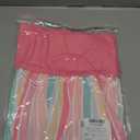 Hilinker Girls Rainbow Sleeveless Pleated Dress Summer Tie Knot Tank Dresses with Belt Pink Multicolor 11-12 Year (Pink)