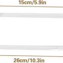 2 Set Yarn Spinner Compatible for Bogg Bag, Portable Clear Acrylic Creative Yarn Holder Dispenser for DIY Crochet Knitting, 2 Sizes Long (5.9 '' and 10.2''), Bag Not Included