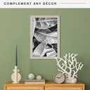 MCS Studio Gallery 11x17" Picture Frame Gray Woodgrain, Rectangle Photo Frame for Photos, Posters & Art Prints (1-Pack)