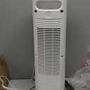 PELONIS 23 Oscillating Ceramic Tower Space Heater with Remote & Thermostat, Electric Energy Efficient Floor Heater for Indoor Use Large Room Safe with Timer, ECO Mode, 1500W, White
