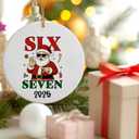2 x Santa Says 67 Christmas Ornament 2025 | 6 7 Ornaments | Funny 67 Meme Ornament | Funny Christmas Ornaments | Gen Alpha Gift | Teen Boy Gift