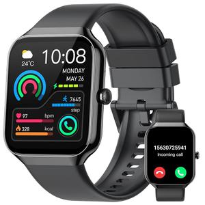 Smart Watch for Women Men (Answer/Make Call), 1.96"HD Smartwatch with Heart Rate/Sleep Monitor/Pedometer, 113+ Sports 2025 New Fitness Tracker, IP68 Waterproof Activity Tracker for Android iOS