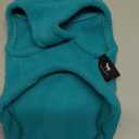 JACKO & CO - Fleece Vest Dog Sweater with Leash Ring - Soft, Warm & Lightweight Pullover Coat for Small & Medium Dogs, Puppies & Cats - Cozy Fall/Winter/Spring Pet Jacket (Turquoise, X-Small 2-4lbs)