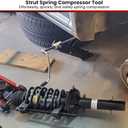 ATPEAM Macpherson Strut Spring Compressor 2pc Heavy Duty Coil Spring Compressor Strut Remover Installer Tool, 7/8in Socket 1/2in Drive