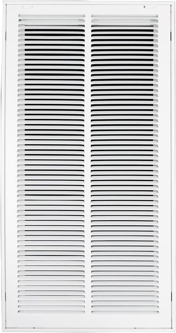 Howeall 14"W x 30"H [Duct Opening Size] Steel Return Air Filter Grille - Removable Face/Door for 1 inch Filters -HVAC Vent Cover Grill - White [Outer Dimensions: 16 5/8"W X 32 5/8"H]