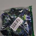 ECUPPER Women One Piece Tank Swimsuit Tummy Control Zipper Monokini Swimwear Vintage Floral Shaping Bathing Suit Built in Bra Green 10