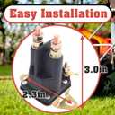 27010-7007 Starter Solenoid Relay Fits for Kawasaki FS600V FS691V FX651V FS651V FS481V FX691V FX730V FX600V Lawn Engine, Replaces Part 784-1221-210 117-1197 471910