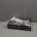 Toilet Paper Holder Free Standing, 25 H Stainless Steel Black Toilet Paper Stand, Weighted Base Floor Tissue Roll Holder for Bathroom,Toilet Roll Stand