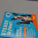 Steady Paws Anti-Slip Socks for Dogs - Breathable & Washable Non Slip Grippy Socks, Rubberized Paw & Adjustable Strap, Secure Fit to Prevent Slipping, Paw Protection for Senior Dogs, 4 Pack (Size XS)