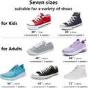 2 x UpUGo 3 Pair Flat Shoe laces, 5/16" Wide Shoelaces for Athletic Running Sneakers Shoes Boot Strings (40", White Black Yellow)