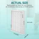 MERV 15 Replacement Filter GAPAAXCC1625 Replacement Filter Compatible with Bryant Carrier GAPAAXCC1625 Infinity 16" x 25", 16''X25''X3.5'' Airfilter (1 Pack)