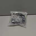 HOMOTEK 5 Pack Drawer Bin Cup Pulls Dresser Pulls for Cabinets Matte Black - 3 Inch Hole Centers Furniture Handles,Kitchen Cabinet Hardware