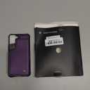 Vinich for Samsung Galaxy S22 Wallet Case with Card Holder, RFID Blocking Credit Slots Kickstand Shockproof Phone Cover for Women Men, Purple