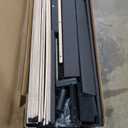 Novilla Queen Bed Frame with Headboard, Bed Frame Queen Size with Wood Slats Support,Linen Upholstered Adjustable Headboard, No Box Spring Needed, Heavy Duty Feet, Easy Assembly, Dark Grey