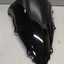 Windscreen Windshield for Yamaha YZF-R6 2003-2005, YZF R6s' 06-09 Black | Windscreen Windshield Double Bubble for Yamaha YZF-R6 2003 2004 2005, YZF R6s' 2006-2009 Wind Deflectors