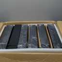 6Pack Expandable Pull Out Cabinet Organizer 21"Deep with Raising Pad for Framed Cabinets,Slide Out Drawers with 4pcs Divider Racks,Roll Out Shelves Adhesive,Adjustable Width 12.05"-20.4"Black