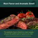 Soeos Black Peppercorns, 32oz (Pack of 1), Non-GMO, Kosher, Packed to Keep Peppers Fresh, Peppercorn for Grinder Refill, Whole Peppercorns (EXP 04/08/26)