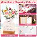 2026 Small Desk Calendar 12 Months Calendar Runs From January 2026 To December 2026 Mini Standing Flip Decorative Monthly Calendar For Home School, Or Office - Floral Pattern (Flower Tree)
