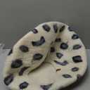 MEOWFIA Cat Cave  Premium Felt Cat Bed for Indoor Cats, Handmade 100% Merino Wool (Vivid Shades) (Medium, Snow Leopard)