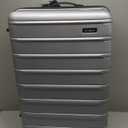 Samsonite Omni 2 Hardside 3 Piece Set - Includes Global Carry-On, Medium, & Large Checked Suitcases - 360 Dual Spinner Wheels - Integrated TSA Lock & Expansion - Artic Silver