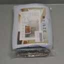 YI & ZE Waffle Weave Shower Curtain with Snap-in Fabric Liner Set, Hotel Style, Slub Textured Shower Curtain, 12 Metal Hooks Included, Waterproof & Washable Heavyweight Fabric, Teal, 72" W x 72" H