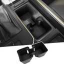 Cup Holder for 2024 2025 Lexus GX550 Center Console Cup Holder Insert Silicone Cupholder Coaster Liner for 24 25 GX 550 Interior Accessories Black
