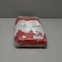 Elcoho 24 Pack Santa Red Hat Short Plush with White Cuffs Non-woven Fabric Christmas Hat