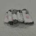 Iseasoo Copper Compression Socks for Men & Women – Plantar Fasciitis Relief, Ankle Support & Circulation – Running & Recovery S/M White, Pair of 6