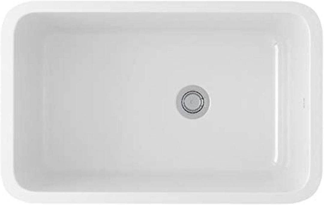 ROHL 6307-00 Allia Fireclay Single Bowl Undermount Kitchen Sink