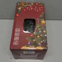 Christmas Snow Globe Lantern Water Glittering Christmas Tree Crown with Music, USB Lined/Battery Operated Lighted Lantern for Christmas Festival Decoration Gifts