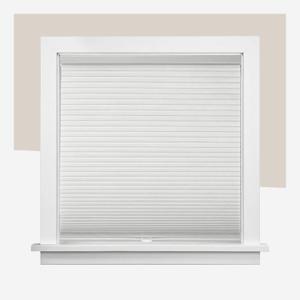 CHICOLOGY Cellular Shades – Cordless Honeycomb Blinds, Blackout or Light Filtering Window Shades for Home, Bedroom, Living Room, Kitchen, Office & Door Windows – Evening Mist, 22.75" W x 64" H
