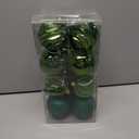 XmasExp 16ct Christmas Ball Ornaments Shatterproof Christmas Ornaments Set Decorations for Xmas Tree Balls 80mm/3.15" (Dark Green)