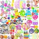 212-Pack Assorted Party Favors Gift Toy Set for Boys Girls, Novelty Items for Events, Prize Drawings, Carnival Favors, Surprise Bag Fillers, Celebration Supplies Class Gift for 3 Years and Above