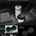 Center Console Organizer Tray for Tesla Model Y Juniper 2026 2025 (Premium & Performance), 8PCS - PC Material & Silent Silicone Armrest Storage Box Bottom Liners Wireless Charging Pad Cup Holder