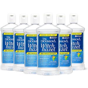 T.N. Dickinson's Witch Hazel Astringent for Face and Body, 100% Natural, 6 Count